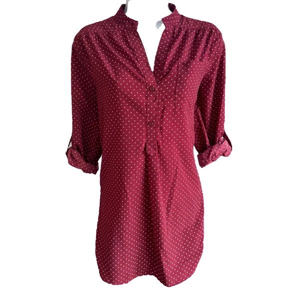 Fun2Fun Red Polka Dot Blouse - Picture 1 of 4